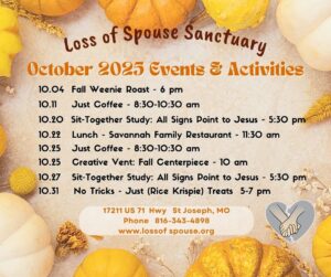 L.O.S.S. October 2025 Events Calendar