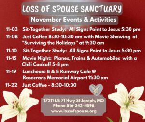 L.O.S.S. November 2025 Events Calendar