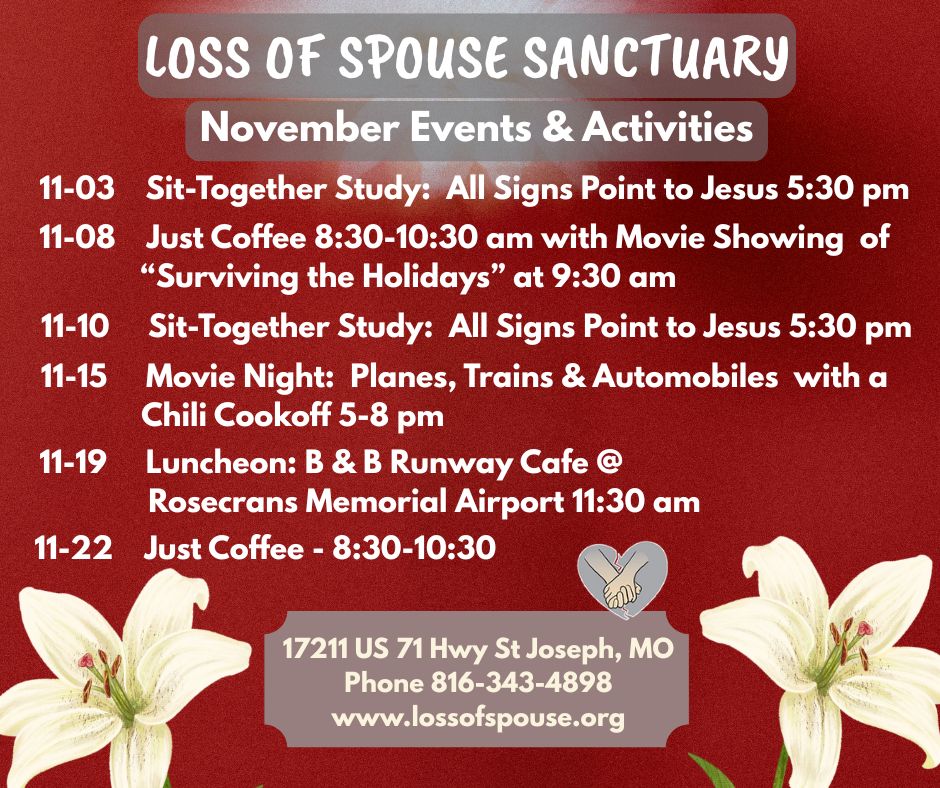 L.O.S.S. November 2025 Events Calendar